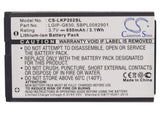 3.7V, Li-ion, 850mAh, SmartPhone battery fits Lg, Lgip-g830, Kg120, Kg202, 3.15Wh Mobile, SmartPhone Cameron Sino Technology Limited (Smartphone)