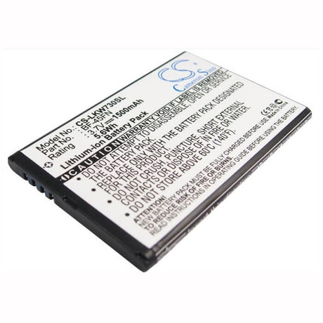 3.7V, Li-ion, 1500mAh, SmartPhone battery fits Lg, Bf-45fn, Kw730, 5.55Wh Mobile, SmartPhone Cameron Sino Technology Limited (Smartphone)