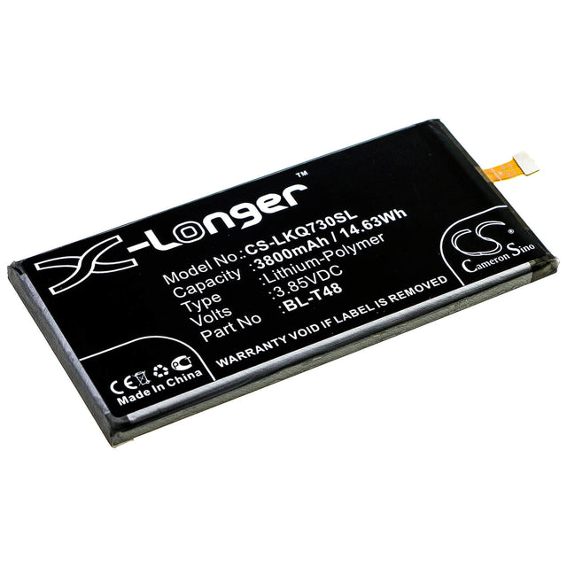 3.85V, Li-Polymer, 3800mAh, SmartPhone battery fits Lg, Bl-t48, Lmq730am4, Lmq730am4a, 14.63Wh Mobile, SmartPhone Cameron Sino Technology Limited (Smartphone)