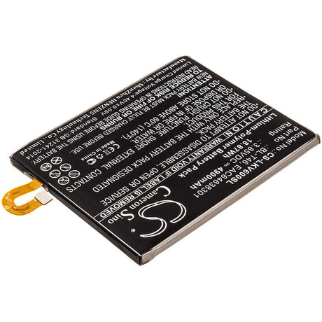 3.85V, Li-Polymer, 4900mAh, SmartPhone battery fits Lg, Bl-t46, Lmv600am, Lmv600qm, 18.87Wh Mobile, SmartPhone Cameron Sino Technology Limited (Smartphone)