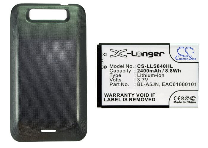 3.7V, Li-ion, 2400mAh, SmartPhone battery fits Lg, Sprint, Bl-44js, Ls840, 8.88Wh Mobile, SmartPhone Cameron Sino Technology Limited (Smartphone)
