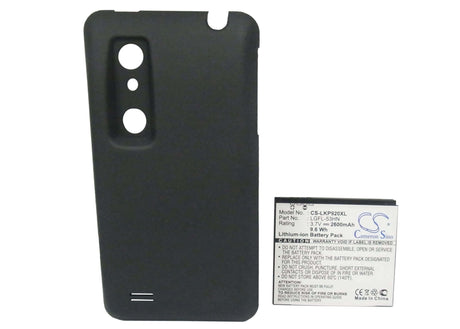 3.7V, Li-ion, 2600mAh, SmartPhone battery fits Lg, Lgfl-53hn, Optimus 3d, P920, 9.62Wh Mobile, SmartPhone Cameron Sino Technology Limited (Suspended)