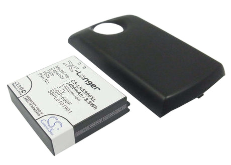 3.7V, Li-ion, 2400mAh, SmartPhone battery fits Lg, Lgip-690f, E900, Optimus 7, 8.88Wh Mobile, SmartPhone Cameron Sino Technology Limited (Suspended)