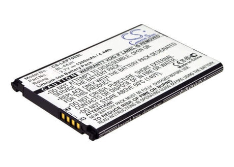 3.7V, Li-ion, 1200mAh, SmartPhone battery fits Cricket, Boostmobile, Lg, Bl-44jh, Lg730, Veni, 4.44Wh Mobile, SmartPhone Cameron Sino Technology Limited (Smartphone)