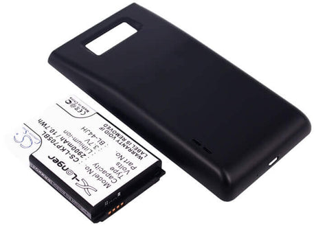 3.7V, Li-ion, 2900mAh, SmartPhone battery fits Lg, (Black),Bl-44jh, Optimus P705, Optimus P705g, 10.73Wh Mobile, SmartPhone Cameron Sino Technology Limited (Smartphone)
