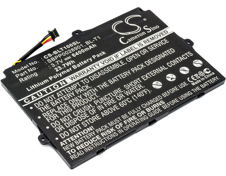 Battery For Lg Optimus Pad V900, Optimus Pad L-06c 3.7v, 6400mah - 23.68wh Tablet Cameron Sino Technology Limited (Suspended)   