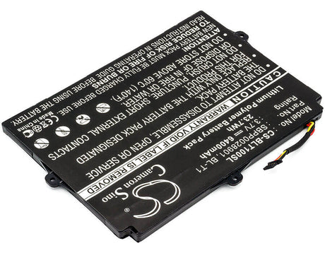 Battery For Lg Optimus Pad V900, Optimus Pad L-06c 3.7v, 6400mah - 23.68wh Tablet Cameron Sino Technology Limited (Suspended)   