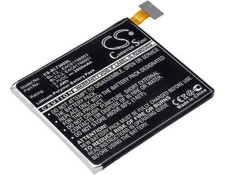 3.7V, Li-Polymer, 2000mAh, Tablet battery fits Lg, Bl-t3, F100, F100k, 7.4Wh Tablet Cameron Sino Technology Limited