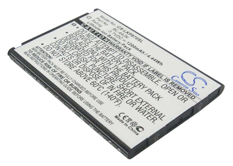 3.7V, Li-ion, 1200mAh, SmartPhone battery fits Metropcs, T-mobile, Alltel, Lg, 1icp5/44/65, As855, Ignite, 4.44Wh Mobile, SmartPhone Cameron Sino Technology Limited (Smartphone)