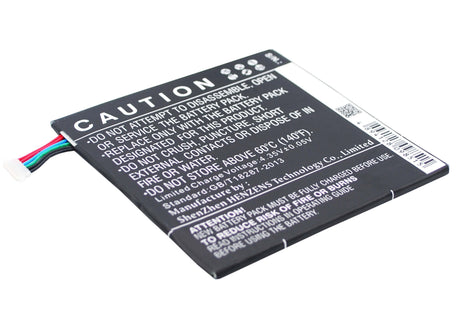 3.8V, Li-Polymer, 4000mAh, Tablet battery fits Lg, Bl-t12, Pad 7.0, V400, 15.20Wh Tablet Cameron Sino Technology Limited