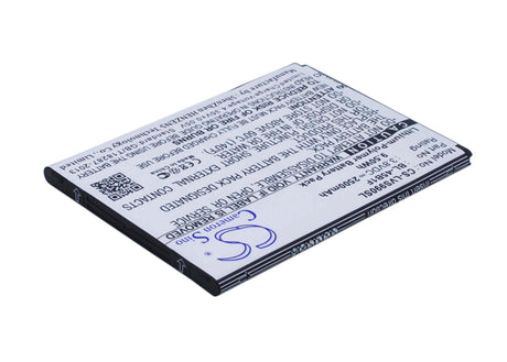 3.8V, Li-Polymer, 2500mAh, SmartPhone battery fits Lg, Bl-45b1f, F600, F720s, 9.5Wh Mobile, SmartPhone Cameron Sino Technology Limited (Smartphone)