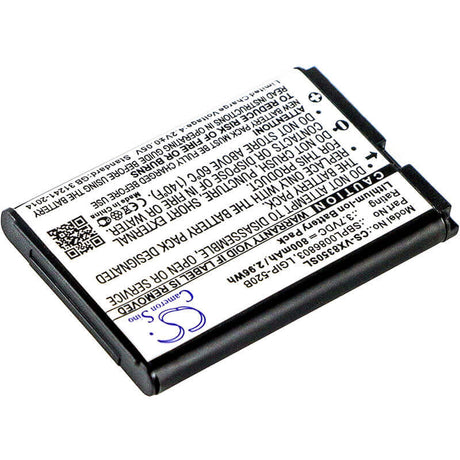 3.7V, Li-ion, 800mAh, SmartPhone battery fits Metropcs, Lg, Lgip-320r, Ax310, Helix, 2.96Wh Mobile, SmartPhone Cameron Sino Technology Limited (Smartphone)