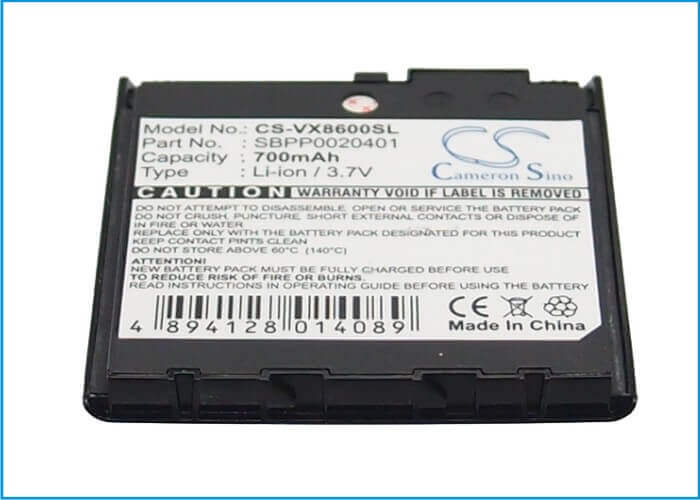 Battery For Lg Vx8600, Ax8600, Vx-8600 3.7v, 700mah - 2.59wh Batteries for Electronics Cameron Sino Technology Limited (Suspended)   