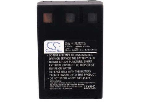 3.6V, Ni-MH, 700mAh, Cordless Phone battery fits Lifetec, Nec, Tcm, Medion, 17no09t180, Dect Gap, Lt9960, 2.52Wh Cordless Phone Cameron Sino Technology Limited (Cordless Phone)