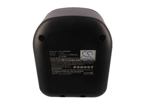 14.4V, Ni-MH, 3300mAh, Power Tools battery fits Lincoln, 40394, 1401, 1442, 47.52Wh Power Tools Cameron Sino Technology Limited (Power Tools)