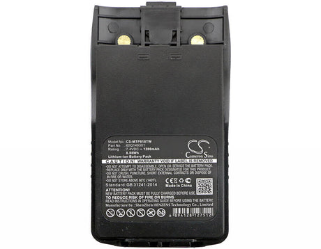 7.4V, Li-ion, 1200mAh, Two-Way Radio battery fits Linton, Weierwei, Motorola, 60q149301, Lt-6100plus, Lt-6200, 8.88Wh Two-Way Radio Cameron Sino Technology Limited