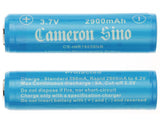 Lithium Ion, 2pcs 18650 Pack With Pcb Protection 3.7v, 2900mah - 10.73wh 18650 Cameron Sino Technology Limited