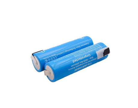 18650 Lithium Ion battery, 2pcs With Reverse Solder Tabs 3.7v, 2900mah - 10.73wh 18650 Cameron Sino Technology Limited