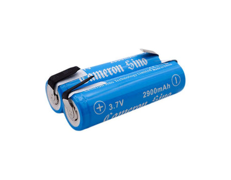18650 Lithium Ion battery, 2pcs same direction tabs, 3.7v, 2900mah - 10.73wh 18650 Cameron Sino Technology Limited