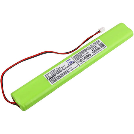 9.6V, Ni-MH, 1800mAh, Emergency Lighting battery fits Unitech, Lithonia, Bcn800-8bwp-ce005, Bbat0043a, Elb B003, 17.28Wh Emergency Lighting Cameron Sino Technology Limited