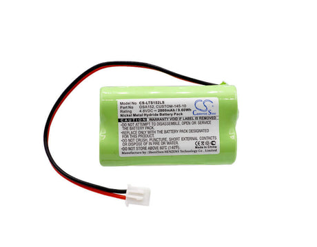 4.8V, Ni-MH, 2000mAh, Emergency Lighting battery fits Lithonia, Custom-145-10, D-aa650bx4, It Signs, 9.60Wh Emergency Lighting Cameron Sino Technology Limited