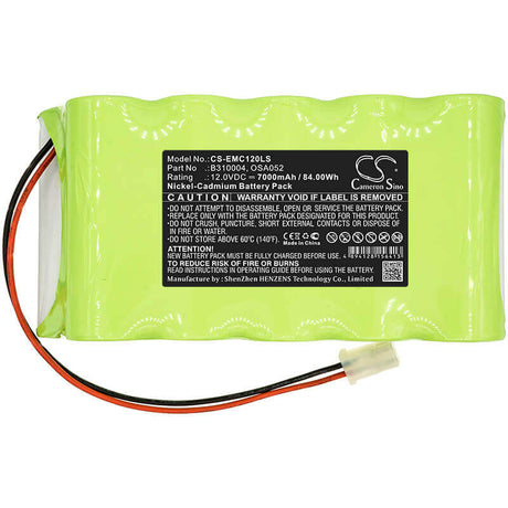 12.0V, Ni-CD, 7000mAh, Emergency Lighting battery fits Lithonia, B310004, Elb1208, Elb1208n, 84.00Wh Emergency Lighting Cameron Sino Technology Limited