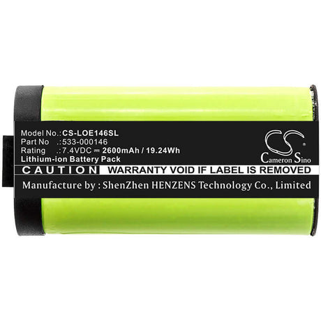 7.4V, Li-ion, 2600mAh, Speaker battery fits Logitech, 084-000845, 984-001362, 19.24Wh Speaker Cameron Sino Technology Limited