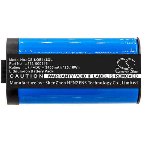 7.4V, Li-ion, 3400mAh, Speaker battery fits Logitech, 084-000845, 984-001362, 25.16Wh Speaker Cameron Sino Technology Limited