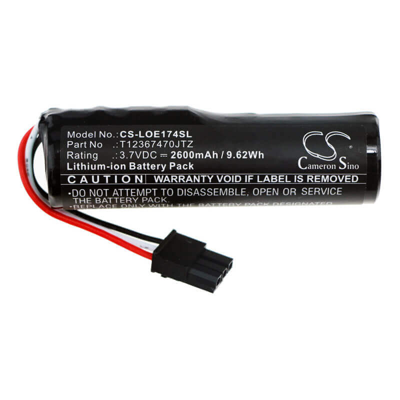 3.7V, Li-ion, 2600mAh, Speaker battery fits Logitech, 1749lz0psas8, 884-000741, 9.62Wh Speaker Cameron Sino Technology Limited