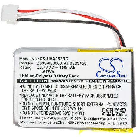 Keyboard,Mouse Battery For Logitech, 910-004362, 910-004374, M-ro052, Mx Anywhere 2, Mx Master 3.7v, 450mah - 1.67wh Keyboard,Mouse Cameron Sino Technology Limited