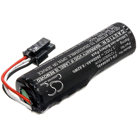 3.7V, Li-ion, 2600mAh, Speaker battery fits Logitech, 984-001405, S-00170, 9.62Wh Speaker Cameron Sino Technology Limited
