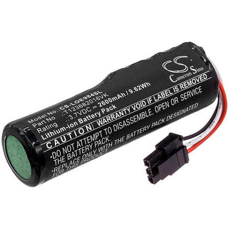 3.7V, Li-ion, 2600mAh, Speaker battery fits Logitech, 984-001405, S-00170, 9.62Wh Speaker Cameron Sino Technology Limited