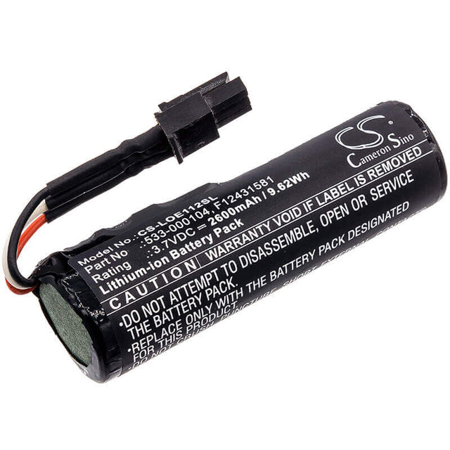 3.7V, Li-ion, 2600mAh, Speaker battery fits Logitech, Conferencecam Connect, Ears Boom 2, 9.62Wh Speaker Cameron Sino Technology Limited