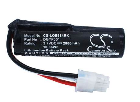 3.7V, Li-ion, 2800mAh, Speaker battery fits Logitech, 984-000304, Ue Boombox, 10.36Wh Speaker Cameron Sino Technology Limited