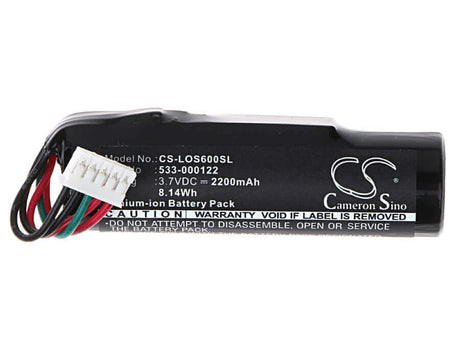 3.7V, Li-ion, 2200mAh, Speaker battery fits Logitech, Ue Roll, Ue Roll 1, 8.14Wh Speaker Cameron Sino Technology Limited