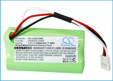 3.6V, Ni-MH, 2000mAh, Speaker battery fits Logitech,S315i, S715i, 7.20Wh Speaker Cameron Sino Technology Limited