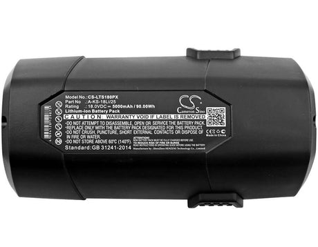 18.0V, Li-ion, 5000mAh, Power Tools battery fits Lux-tools, A-ks-18li/25, A-ks-18li/25, 90Wh Power Tools Cameron Sino Technology Limited (Power Tools)