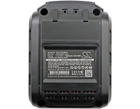 12.0V, Li-ion, 5000mAh, Power Tools battery fits Lux-tools, 3i(ncm)r19/65, Abs-12-li, 60Wh Power Tools Cameron Sino Technology Limited (Power Tools)