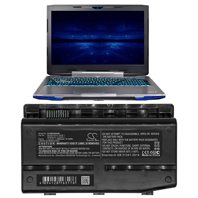 Battery For Machenike, F1, F117, F117-f 10.8v, 4400mah - 47.52wh Notebook, Laptop Cameron Sino Technology Limited   