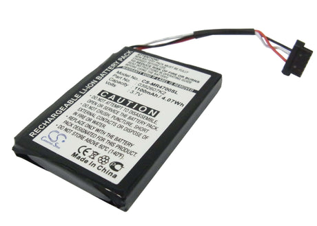 3.7V, Li-ion, 1100mAh, GPS battery fits Magellan, 0392607k2, Ma4700sgxuc, Maestro 4700, 4.07Wh GPS, Navigator Cameron Sino Technology Limited