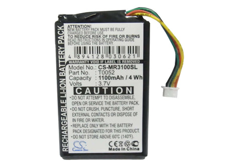 3.7V, Li-ion, 1100mAh, GPS battery fits Magellan, T0052, Maestro 3000, Maestro 3200, 4.07Wh GPS, Navigator Cameron Sino Technology Limited