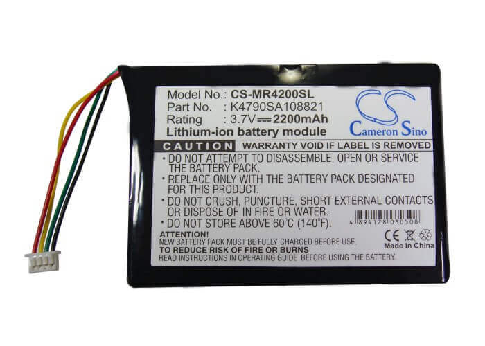3.7V, Li-ion, 2200mAh, GPS battery fits Magellan, K4790sa108821, Maestro 4200, Maestro 4210, 8.14Wh GPS, Navigator Cameron Sino Technology Limited
