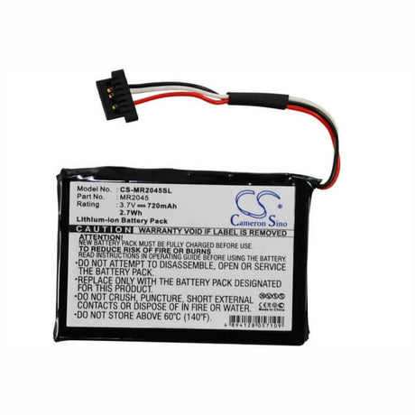 3.7V, Li-ion, 720mAh, GPS battery fits Magellan, Mr2045, Roadmate 2045, Roadmate 2045t-lm, 2.66Wh GPS, Navigator Cameron Sino Technology Limited