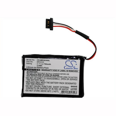 3.7V, Li-ion, 750mAh, GPS battery fits Magellan, Mr3030, Roadmate 3030, Roadmate 3030-lm, 2.78Wh GPS, Navigator Cameron Sino Technology Limited