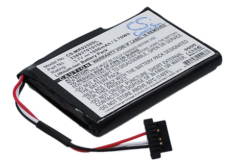 3.7V, Li-ion, 1000mAh, GPS battery fits Magellan, 338937010158, Roadmate 9250, Roadmate 9250t-lm, 3.7Wh GPS, Navigator Cameron Sino Technology Limited
