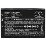 3.7V, Li-ion, 1800mAh, Medical battery fits Seca, Otometrics, Maico, 1770-9672, Easytymp, Interacoustics Tcallisto, 6.66Wh Medical Cameron Sino Technology Limited (Medical)