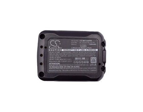 12.0V, Li-ion, 1500mAh, Power Tools battery fits Makita, Bl1015, 12v Max Cxt Tool, 12-volt Max Cxt, 18Wh Power Tools Cameron Sino Technology Limited (Power Tools)