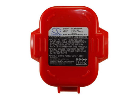 Battery For Makita 6224d, 6224dw, 7.2v, 1500mah - 10.80wh Batteries for Electronics Cameron Sino Technology Limited (Suspended)   