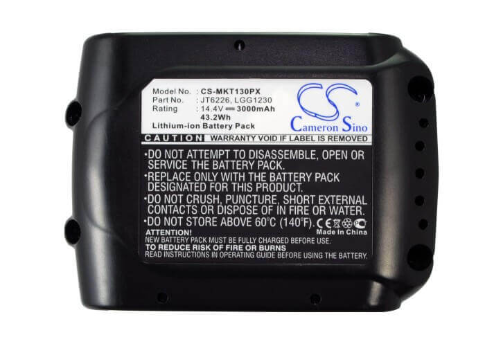 14.4V, Li-ion, 3000mAh, Power Tools battery fits Dolmar, Makita, 194065-3, Ag-3729, Ag-3750, 43.2Wh Power Tools Cameron Sino Technology Limited (Power Tools)