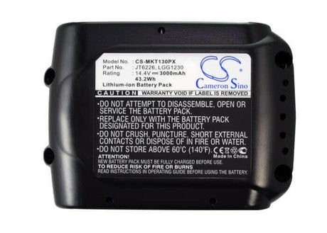 14.4V, Li-ion, 3000mAh, Power Tools battery fits Dolmar, Makita, 194065-3, Ag-3729, Ag-3750, 43.2Wh Power Tools Cameron Sino Technology Limited (Power Tools)